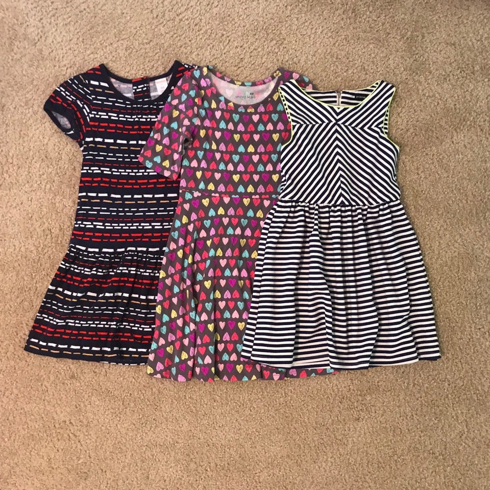 Three girls dresses!